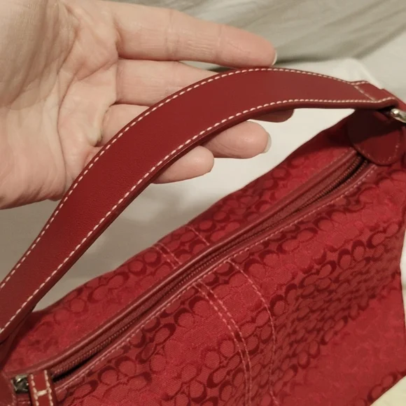 FIRM PRICE! Coach Y2K Signature Collection Mini Canvas/Leather Handbag/Wallet - Picture 12 of 16